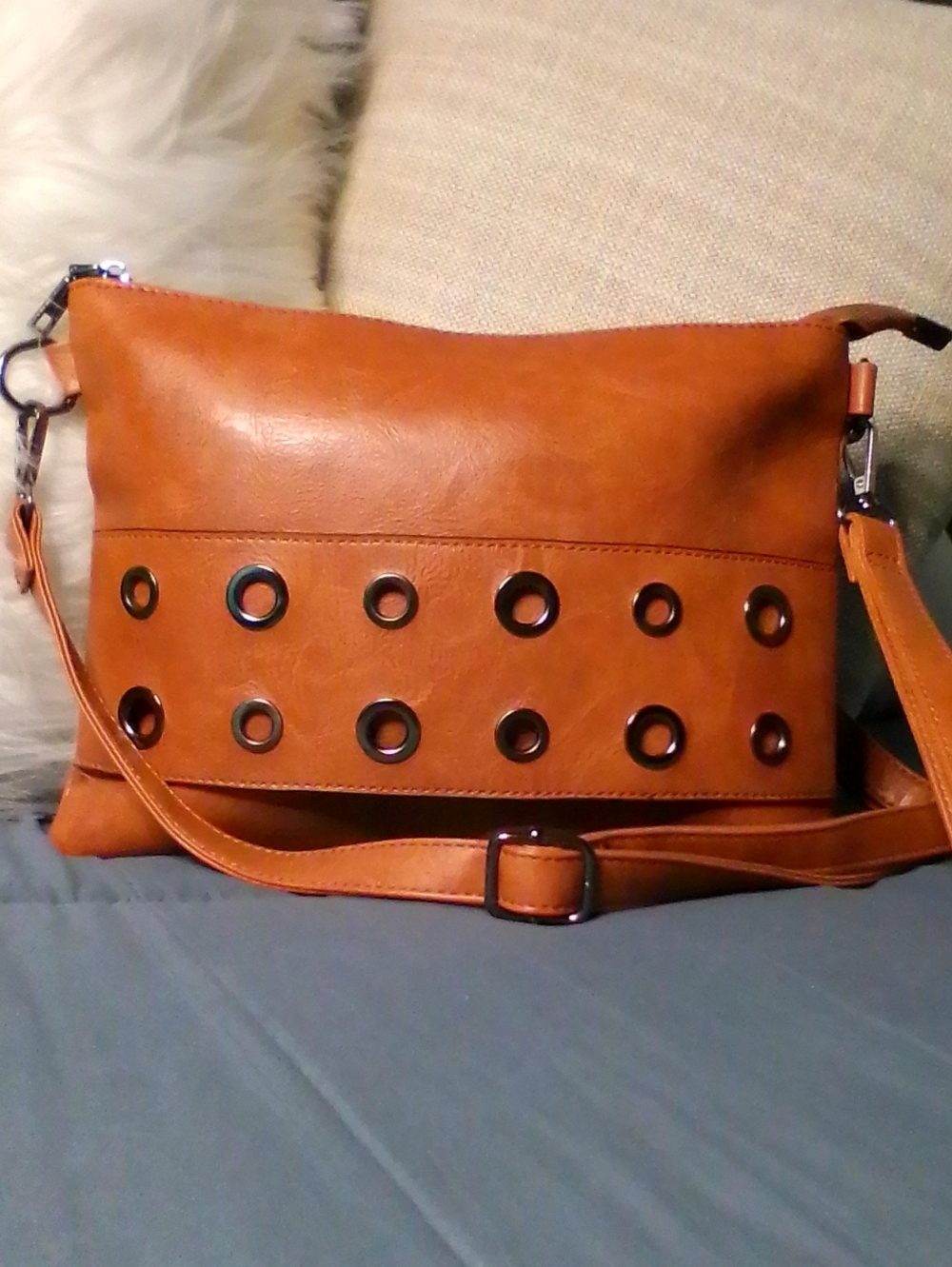 Vintage Clutch Leather Crossbody